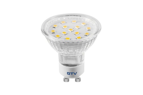 ŻARÓWKA LED SMD GU10 BIAŁY ZIMNY 4W 230V KĄT ŚW.120* 340LM