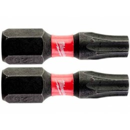 BIT, GROT, KOŃCÓWKA TORX TX25 25MM 2 SZT.