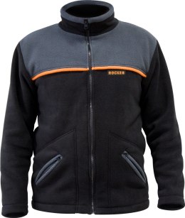 BLUZA ROBOCZA Z POLARU ROCKER BLACK ROZMIAR 48