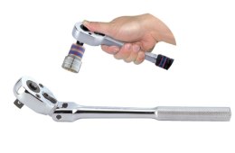 GRZECHOTKA Z PRZYC 1/2 ŁAMANA 32Z CHROM, UCHWYT MOLET. 300MM