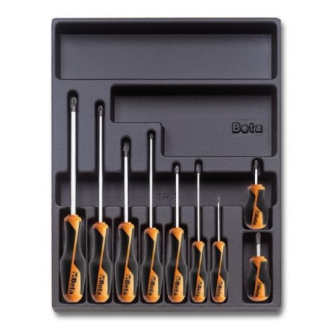 ZESTAW WKRĘTAKÓW WE WKŁADCE Z TWORZYWA 9SZT