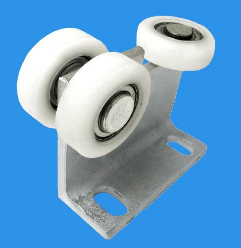 WÓZEK PODWIESZANY 3 ROLKI Z TWORZYWA FI43/PR.50 P-3T-50