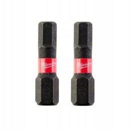 BIT, GROT, KOŃCÓWKA HEX5 25MM 2 SZT