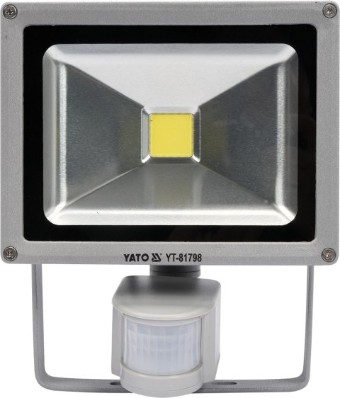 REFLEKTOR DIODOWY Z CZUJNIKIEM RUCHU 20W