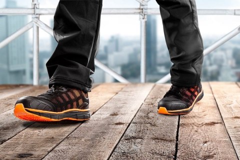 PÓŁBUT ROBOCZY S1, STALOWY PODNOSEK, ROZMIAR 42