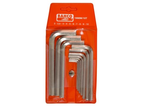 ZESTAW KLUCZY IMBUSOWYCH 10CZ. 2-10 MM