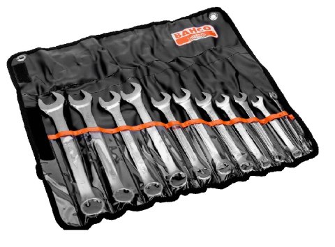 ZESTAW KLUCZY PŁASKO-OCZKOWYCH CALOWYCH 11 CZ. 3/8'-15/16'