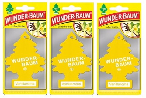 ZAPACH CHOINKA WUNDER-BAUM 3-PAK VANILLA