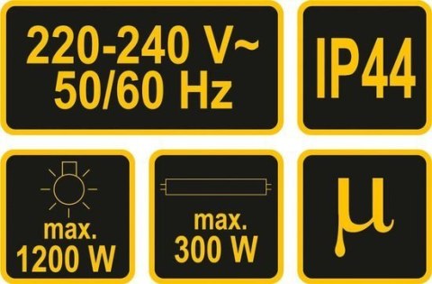 CZUJNIK RUCHU PIR IP44 BIAŁY