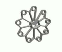 PODKŁADKA PLASTIKOWA PUNKTOWA PADIX 50/6-20 RING