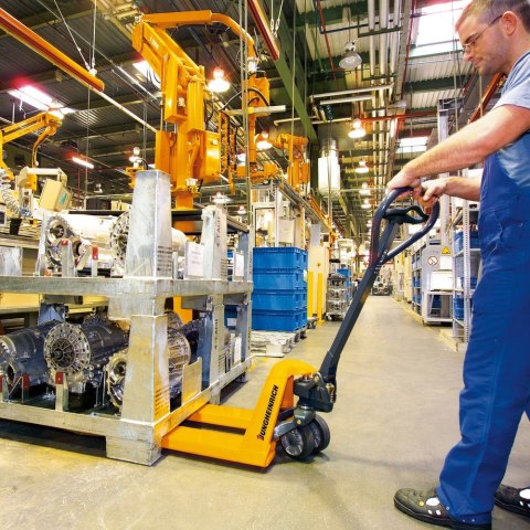 WÓZEK PALETOWY AM 22 DŁUGOŚĆ WIDEŁ 1150MM N-GH, SH