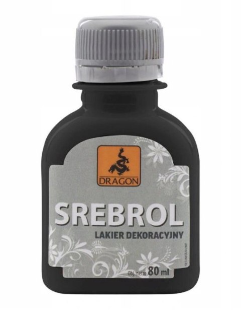 LAKIER DEKORACYJNY SREBROL 80ML