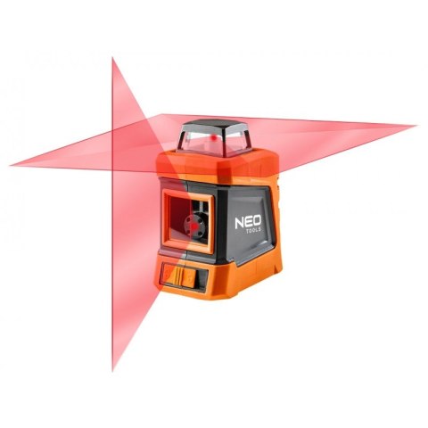 LASER PŁASZCZYZNOWY 15M 360 W POZIOMIE STATYW 1.5M CZERWONY