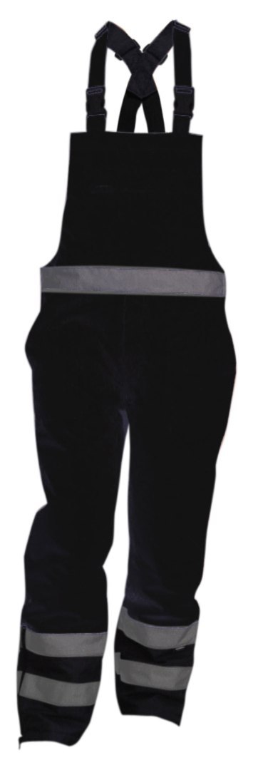 SPODNIE OSTZREGAWCZE NA SZELKACH GRANATOWE XXL