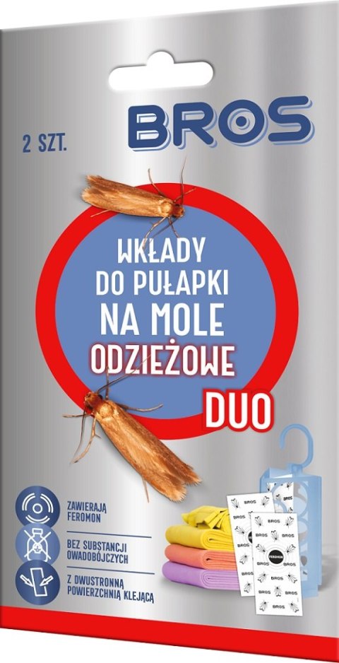 WKŁADKA DO PUŁAPKI NA MOLE ODZIEŻOWE DUO 2 SZT.