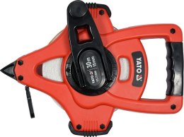 MIARA STALOWA GEODEZYJNA 30M Z WŁÓKNA SZKLANEGO