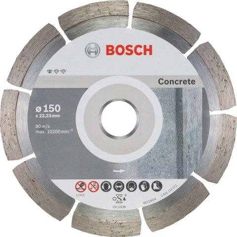 TARCZA DIAMENTOWA SEGMENTOWA CONCRETE 150*22.3*2.0 10P