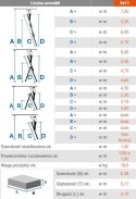 DRABINA ALUMINIOWA 3-ELEMENTOWA CORDA 3*11 SZCZEBLI