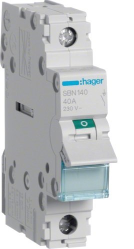 MODUŁOWY ROZŁĄCZNIK IZOLACYJNY 1-POLOWY 40A