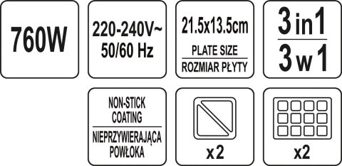 OPIEKACZ 760W, 3W1