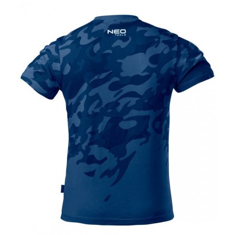 T-SHIRT ROBOCZY CAMO NAVY, ROZMIAR XL