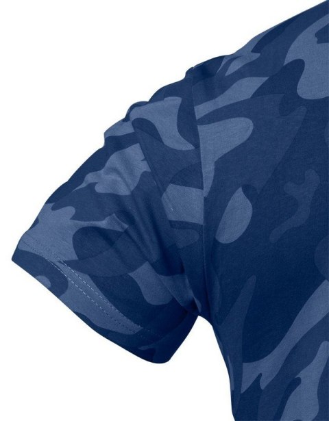 T-SHIRT ROBOCZY CAMO NAVY, ROZMIAR XL