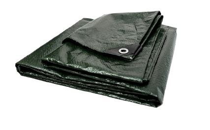 PLANDEKA 140G/M2 4*8M ZIELONA