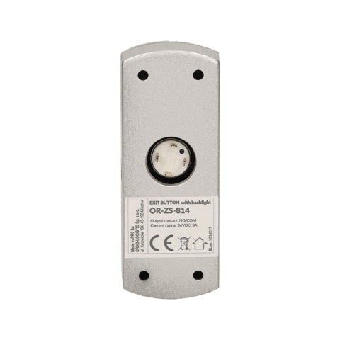 PRZYCISK WYJŚCIA NATYNKOWY Z PODŚWIETLENIEM