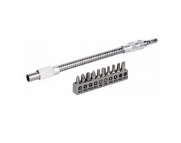 ZESTAW BITÓW 11SZT. + ELASTYCZNA PRZEDŁUŻKA 200 MM