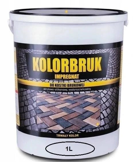 KOLORBRUK IMPREGNAT KOLORYZUJACY DO KOSTKI BRUK.SZARY 1L