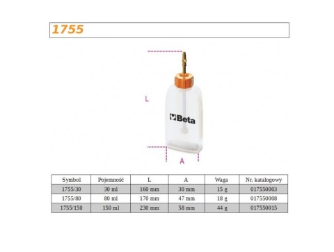 OLEJARKA, OLIWIARKA BUTELKOWA Z RURKĄ WYSUWANĄ 80ML