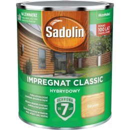 SADOLIN IMPREGNAT CLASSIC HYBRYDOWY 7 LAT DĄB JASNY 9L