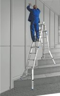 DRABINA ALUMINIOWA PRZEG. TELESKOPOWA STABILO 4X5 SZCZEBLI