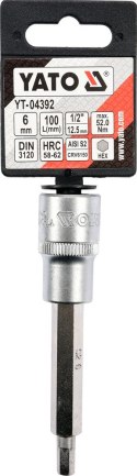KLUCZ TRZPIENIOWY 1/2''HEX 6MM L100MM