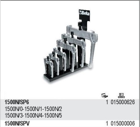 KOMPLET SCIĄGACZY DWURAMIENNY 6SZT.