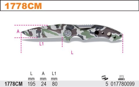 NÓŻ SKŁADANY MORO