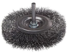 SZCZOTKA TARCZOWA DRUT STALOWY TRZPIEŃ 6MM FI30MM