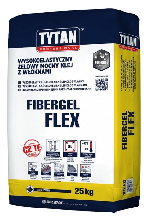 KLEJ ŻELOWY Z WŁÓKNAMI ELASTYCZNY FIB. GEL 25KG