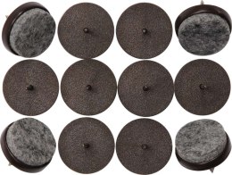 PODKŁADKI PLASTIKOWO-FILCOWE NA GWÓŹDŹ 24MM, 12SZ