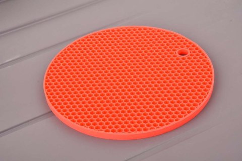 SILIKONOWA PODKŁADKA POD GARNEK CZERWONA