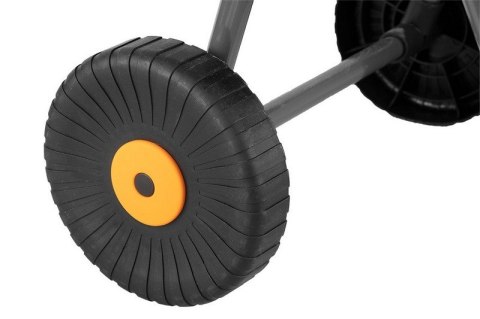 WÓZEK NA WĄŻ OGRODOWY,TWORZYWO, DO 60 M WĘŻA 1/2''