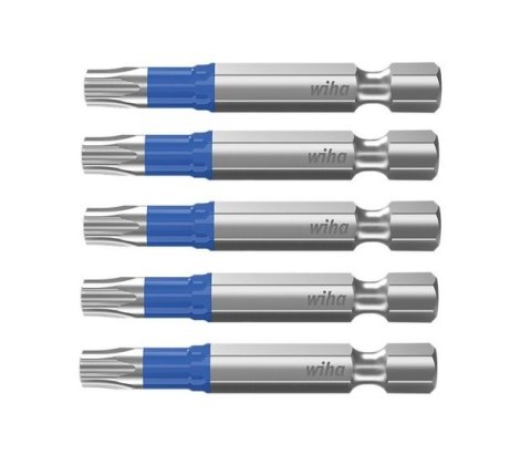 ZESTAW BITÓW T30*50MM. TORX, 1/4'' W KASECIE, 5 CZ.