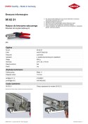 NOŻYCE DO TWORZYWA SZTUCZNEGO 110MM