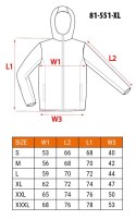 KURTKA SOFTSHELL Z KAPTUREM ODPINANYM, ROZMIAR XL