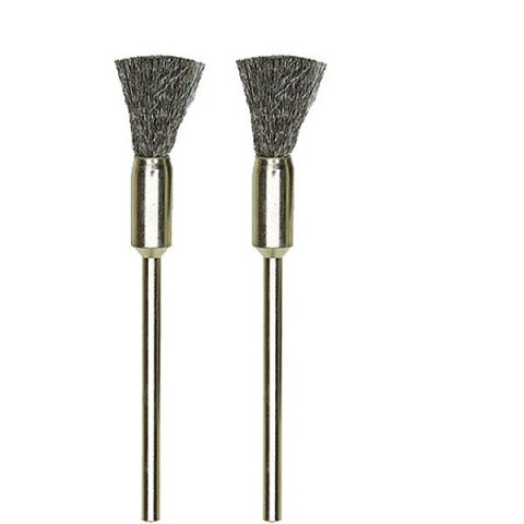 SZCZOTKI DRUCIANE 8 MM PĘDZLOWE INOX 2 SZT.