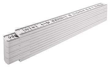 MIARKA SKŁADANA 2M, 1107 STABILA BIAŁA