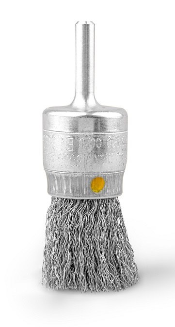 SZCZOTKA PĘDZELKOWA DRUT KWASOODPORNY TRZPIEŃ 6MM, FI10MM