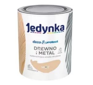 JEDYNKA DECO&PROTECT DREWNO I METAL MAT BEŻOWY 0,7L