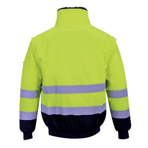 KURTKA OSTRZEGAWCZA OCIEPLANA PILOT 3W1 PJ50 ROZMIAR M