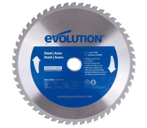 PIŁA WIDIOWA EVOLUTION TCT DO STALI 255MM T-52